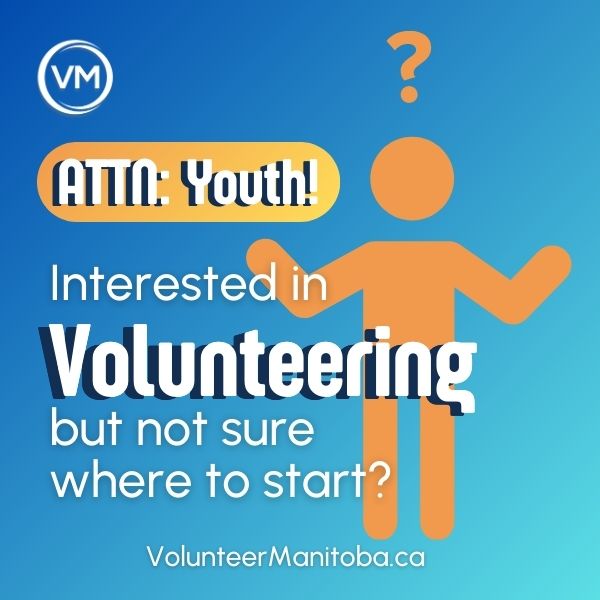 Attn: Youth! Interested in volunteering but not sure where to start?
